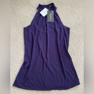 Worth Turtleneck Cutaway Blouse